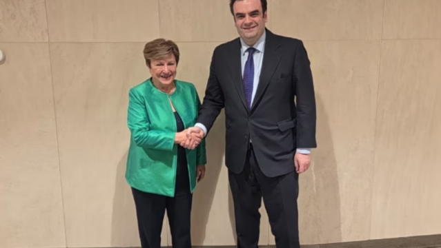 ΔΝΤ: «Μπράβο» Γκεοργκίεβα στην Ελλάδα για την οικονομική της ανάκαμψη - Πιερρακάκης: «Η Ευρώπη αντέχει στα διαδοχικά σοκ»