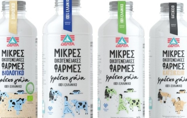 ΔΕΛΤΑ: Γάλα μικρών παραγωγών σε "οικολογική" φιάλη!