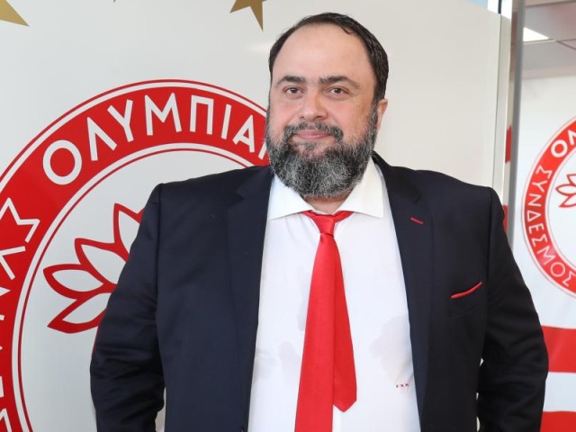 Ευχαριστήριο μήνυμα του προέδρου του Ολυμπιακού Βαγγέλη Μαρινάκη για τις ευχές