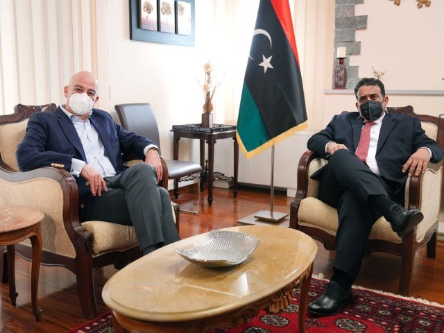 Ν. Δένδιας: Διπλωματικός μαραθώνιος - Συναντήσεις με τους ΥΠΕΞ Λιβύης και Αιγύπτου