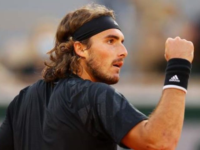 O Στέφανος Τσιτσιπάς στα προημιτελικά του Ρολάν Γκαρός