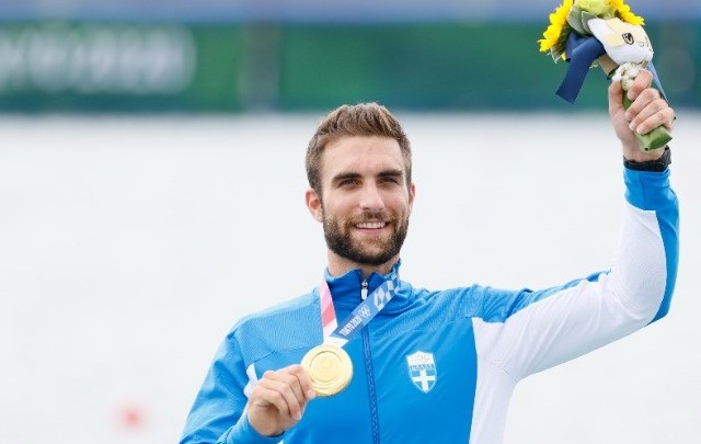 «Χρυσός» με Ολυμπιακό ρεκόρ ο Στέφανος Ντούσκος