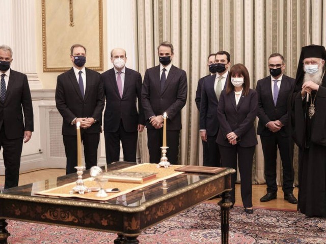 Ορκίσθηκαν οι νέοι υπουργοί της κυβέρνησης