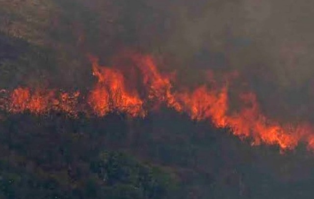 Ρόδος: Μάχη με τις αναζωπυρώσεις δίνουν πυροσβέστες και εθελοντές