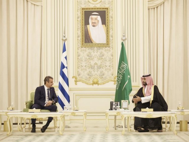 Την θεσμοθέτηση Ανωτάτου Συμβουλίου Συνεργασίας Ελλάδας – Σ. Αραβίας ανακοίνωσαν Κυρ. Μητσοτάκης και Μοχάμεντ Μπιν Σαλμάν