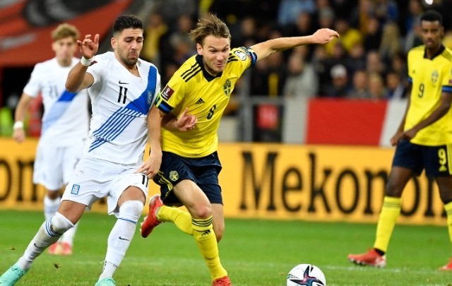 Ήττα 2-0 της Εθνικής Ελλάδας στη Σουηδία