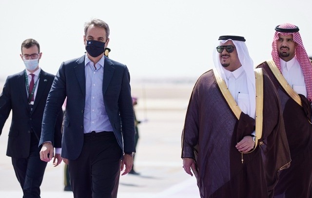 Συνάντηση Μητσοτάκη με τον Πρίγκιπα Διάδοχο της Σαουδικής Αραβίας