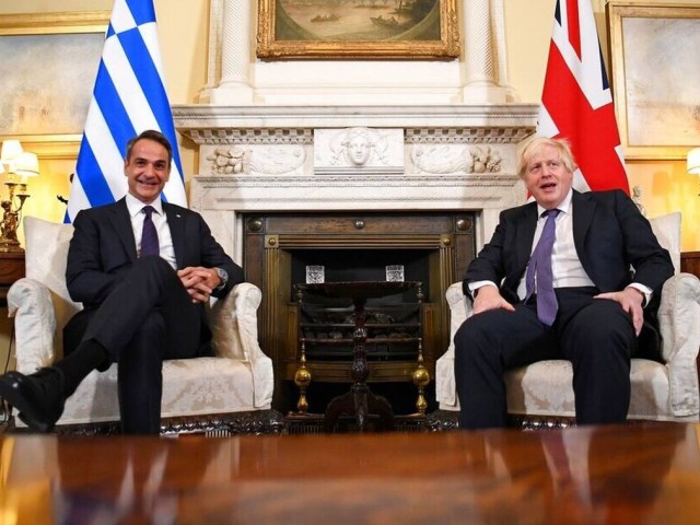 Τουρισμός, επενδύσεις, πανδημία και τα γλυπτά του Παρθενώνα στο επίκεντρο των συνομιλιών Μητσοτάκη - Τζένσον