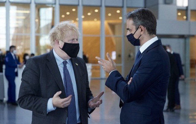 Το απόγευμα η συνάντηση Μητσοτάκη - Τζόνσον στο Λονδίνο