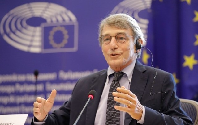 Πέθανε ο πρόεδρος του Ευρωπαϊκού Κοινοβουλίου Νταβίντ Σασόλι