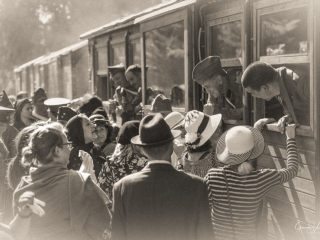 Καλλιτεχνική Φωτογραφική Δράση με θέμα «Αναχώρηση των Ελλήνων στρατιωτών για το Μέτωπο της Αλβανίας – Οκτώβριος 1940, Ελληνοϊταλικός πόλεμος»