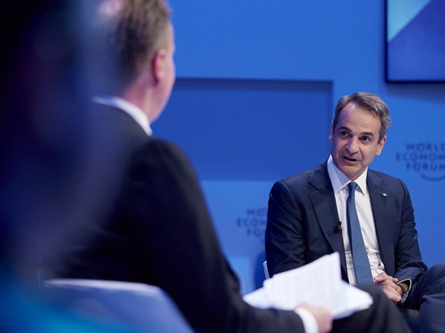 Μητσοτάκης από Νταβός: Δεν θα πάμε σε πόλεμο με την Τουρκία- Εκλογές κάποια στιγμή την άνοιξη