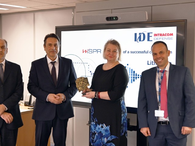 H Πρέσβης της Λιθουανίας στις εγκαταστάσεις της INTRACOM DEFENSE