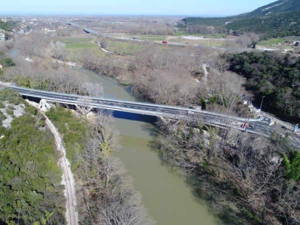 Τέμπη: Από σήμερα στην κυκλοφορία η γέφυρα του Πηνειού