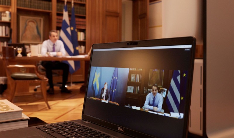 Ελλάδα-Σουηδία: Εφ’ όλης της ύλης συζήτηση Μητσοτάκη-Λέβεν