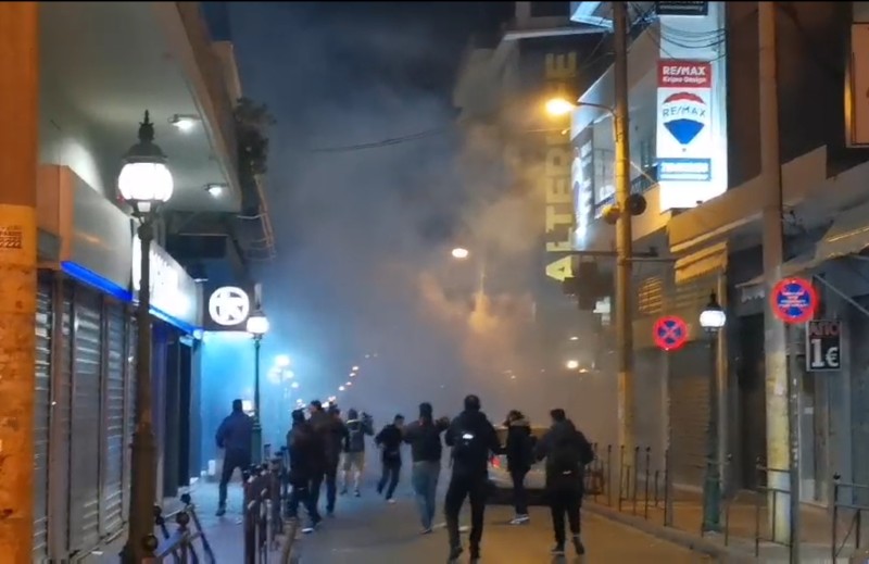 Επεισόδια στη Νίκαια σε συγκέντρωση κατά της αστυνομικής βίας