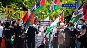 Διαδήλωση υπέρ των Παλαιστινίων στην Ουάσινγκτον