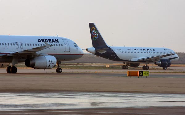 Aegean-Οlympic Air: Τροποποιήσεις και ακυρώσεις πτήσεων