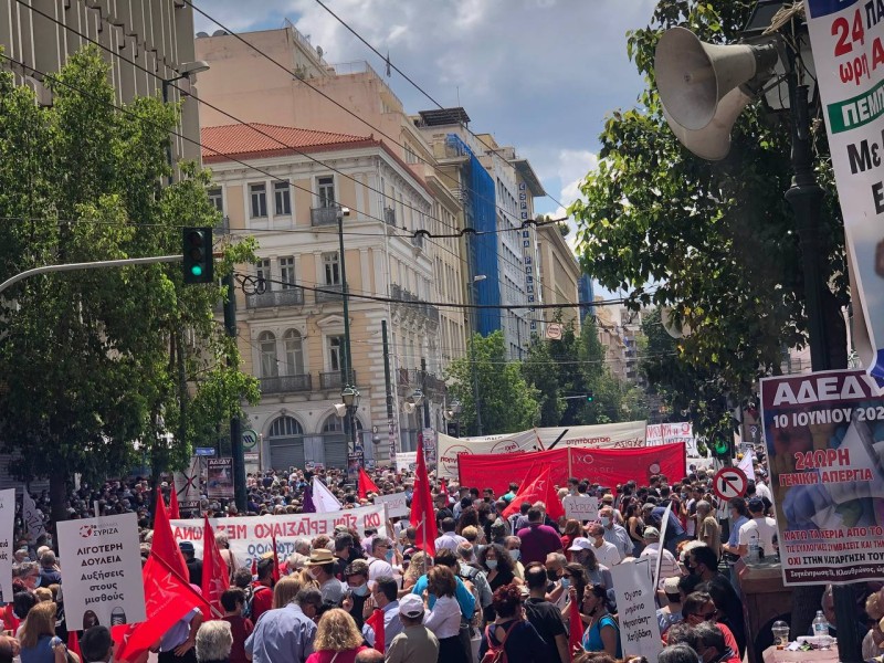 ΓΣΕΕ: Η συμμετοχή στην απεργία ξεπέρασε κάθε προηγούμενο