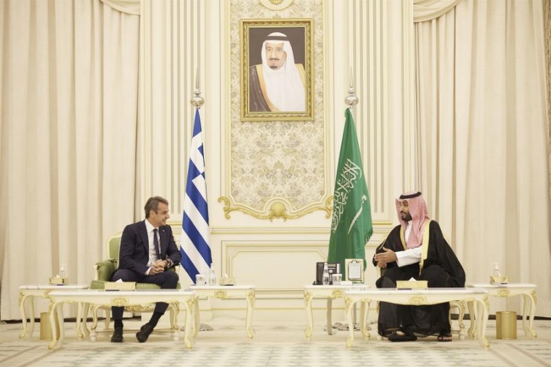 Την θεσμοθέτηση Ανωτάτου Συμβουλίου Συνεργασίας Ελλάδας – Σ. Αραβίας ανακοίνωσαν Κυρ. Μητσοτάκης και Μοχάμεντ Μπιν Σαλμάν