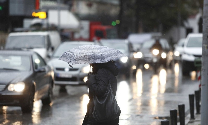 Κυκλοφοριακή συμφόρηση στην Αττική από τις έντονες βροχοπτώσεις