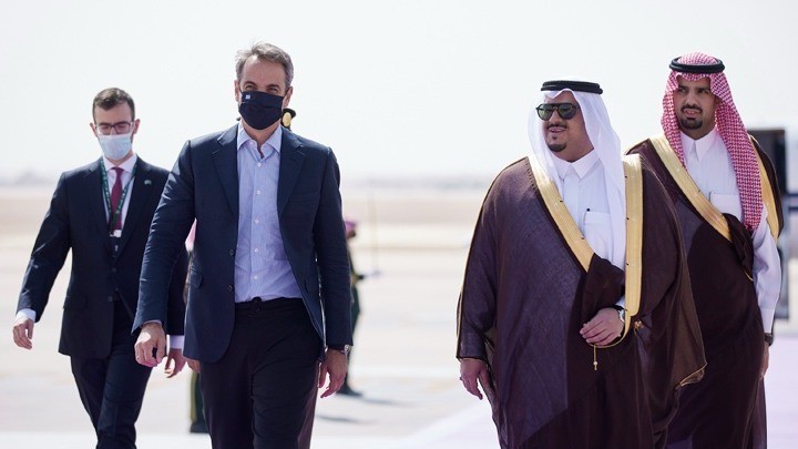 Συνάντηση Μητσοτάκη με τον Πρίγκιπα Διάδοχο της Σαουδικής Αραβίας