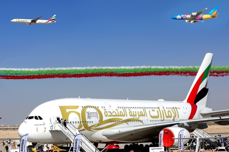 Emirates: Νέες συνεργασίες και επενδύσεις ανακοίνωσε στην έκθεση Dubai Airshow 2021