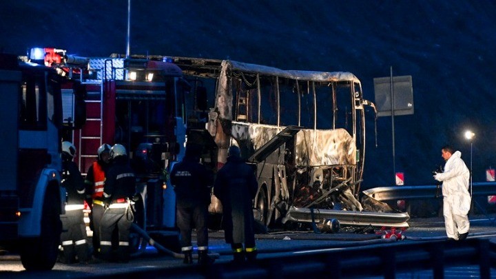 Τραγωδία στη Βουλγαρία: Φωτιά σε λεωφορείο