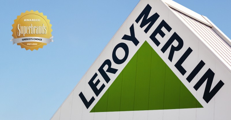 LEROY MERLIN: Στις Κορυφαίες Εταιρικές Επωνυμίες στην Ελλάδα για το 2021-2022