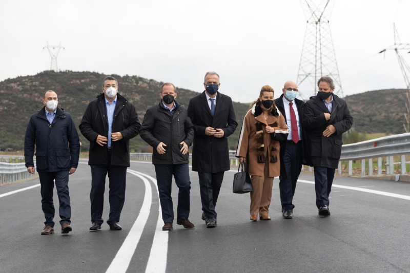 Intrakat: Παρέδωσ  στην κυκλοφορία τα πρώτα 5 χιλιόμετρα του οδικού άξονα Θέρμης - Γαλάτιστας