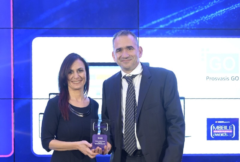 Δύο ακόμη βραβεία για την εφαρμογή Prosvasis GO στα Mobile Excellence Awards 2022