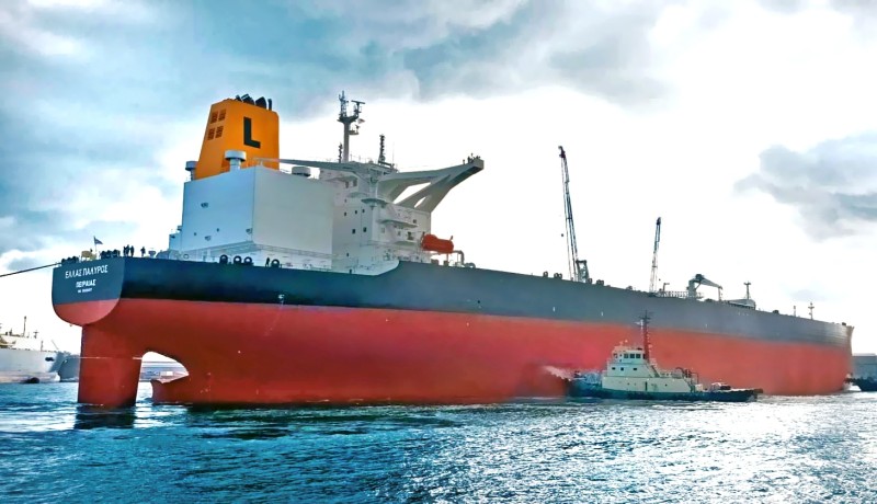 Η LATSCO παρέλαβε το VLCC «HELLAS PALIROS» ολοκληρώνοντας το ναυπηγικό της πρόγραμμα