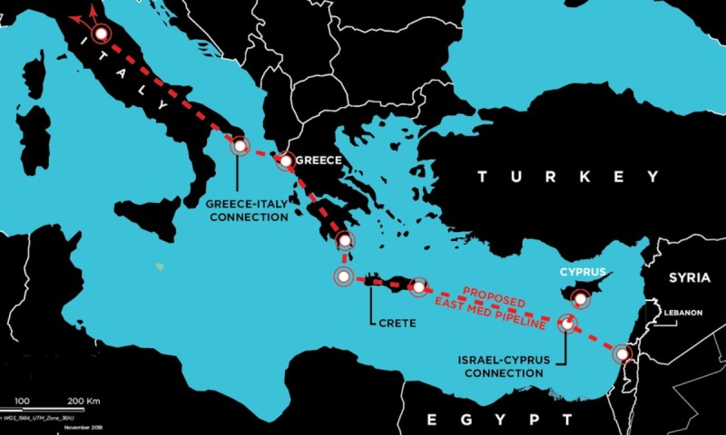 O East Med και πάλι στο προσκήνιο – H σκληρή γεωπολιτική σκακιέρα της περιοχής