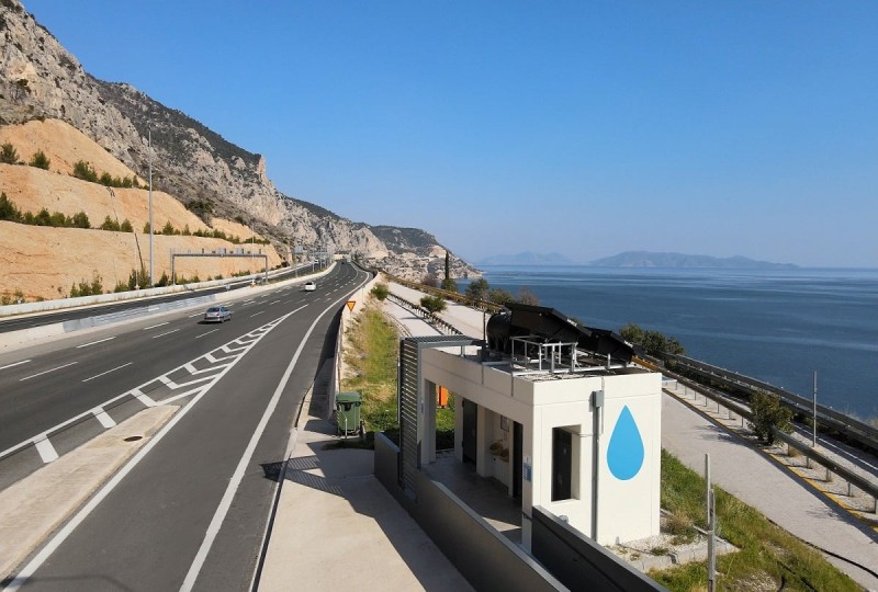 Ολυμπία Οδός: Επεκτείνει την πρωτοποριακή υπηρεσία «Νερό από τον αέρα»