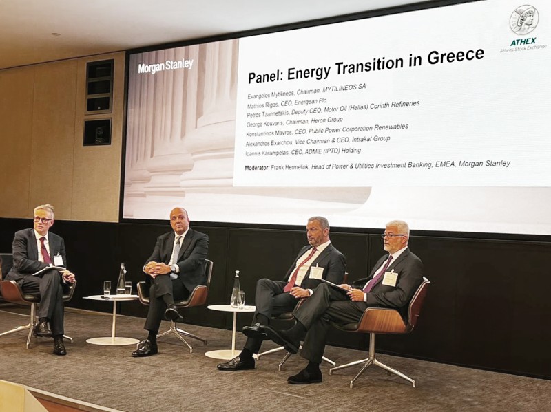 Αλέξανδρος Εξάρχου από το Greek Investment Conference της Morgan Stanley στο Λονδίνο: Οι προκλήσεις της αγοράς ενέργειας για την πράσινη μετάβαση