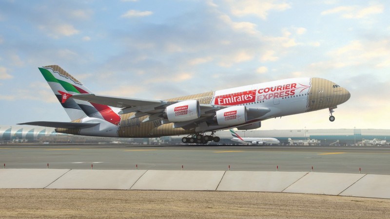 Η Emirates αποκαλύπτει τη νέα εμφάνιση του A380 για την υπηρεσία Courier Express
