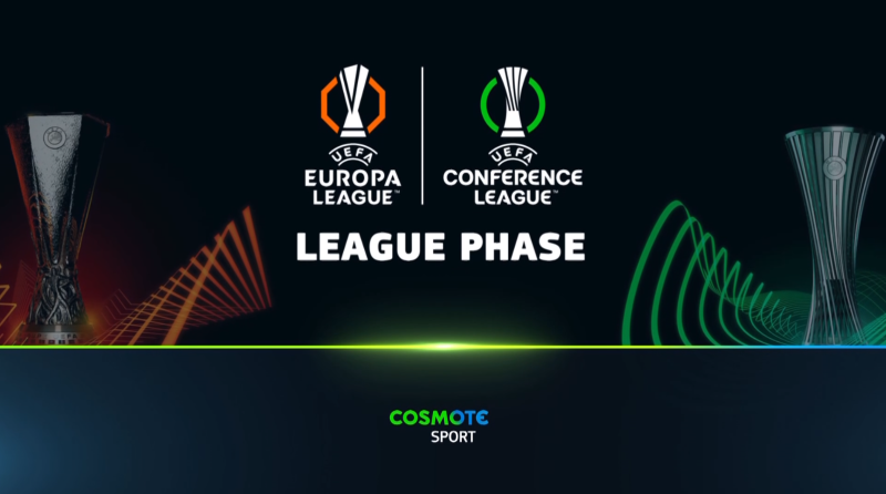 UEFA Europa & Conference League: Οι αγώνες των Παναθηναϊκού, ΠΑΟΚ και ΑΕΚ έρχονται στην COSMOTE TV
