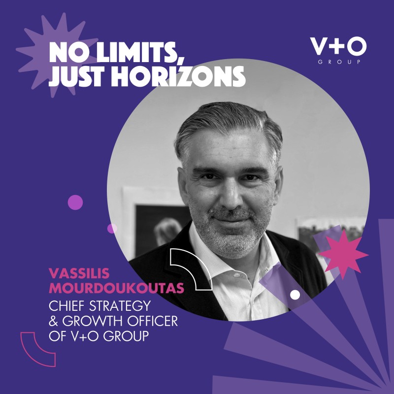 Ο Βασίλης Μουρδουκούτας αναλαμβάνει Chief Strategy & Growth Officer του Ομίλου V+O