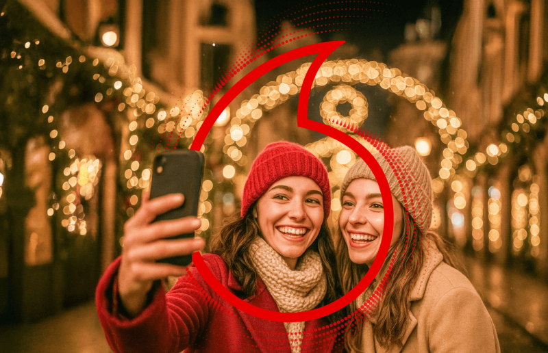 Γιορτές χωρίς περιορισμούς, με απεριόριστα data από τη Vodafone