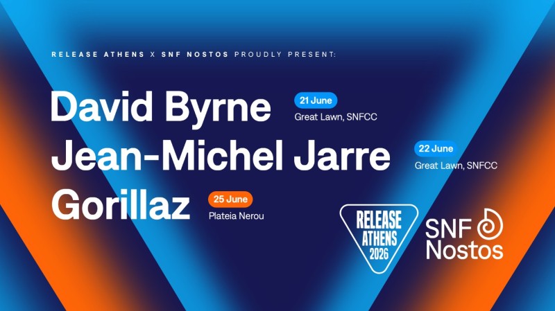 Νέα ημέρα στο Release Athens x SNF Nostos 2026! Jean-Michel Jarre |